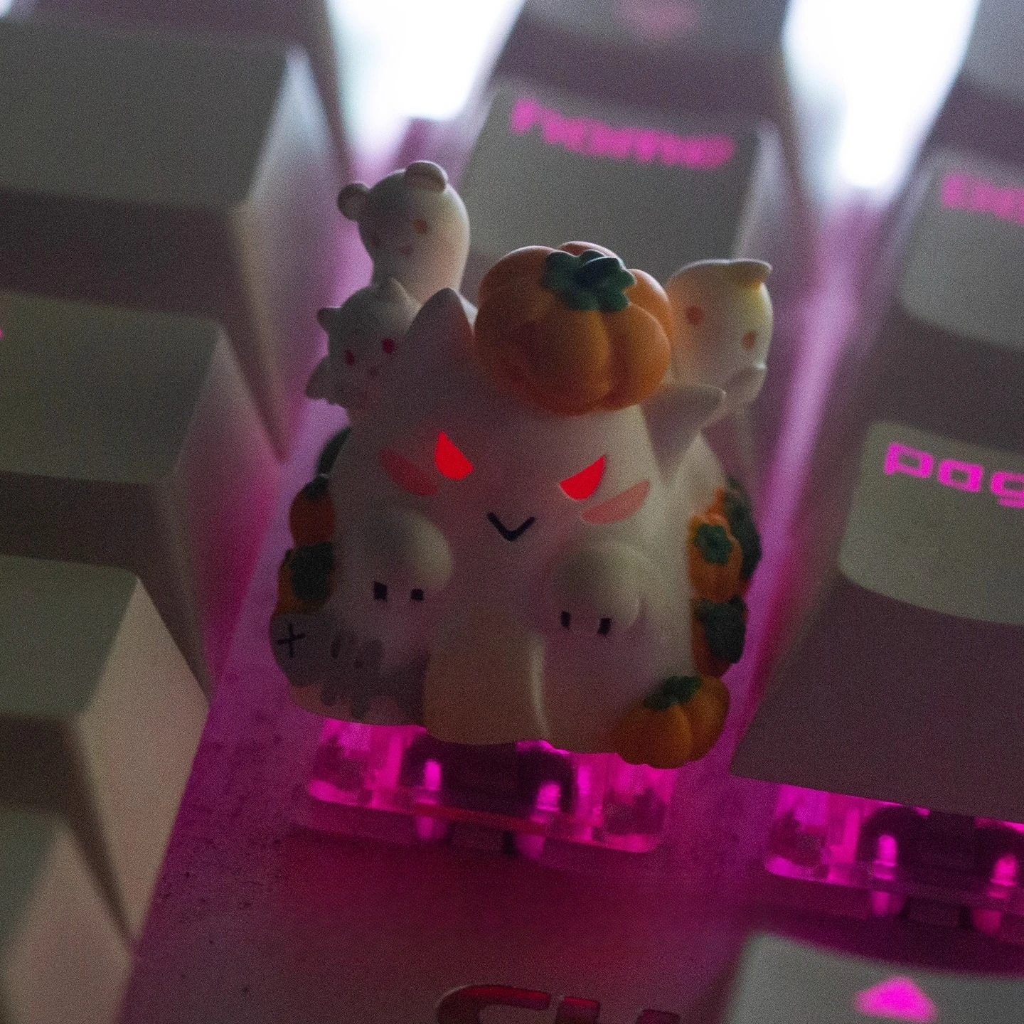 

Хэллоуин череп тыква колпачки для клавиш милый ремесленный 3D полимерный колпачок для ключей на заказ мультяшный игровой колпачок для механической клавиатуры DIY подарки