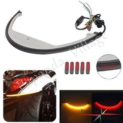 Motorcycle LED Flowing Rear Brake Turn Signal Light Tail Tidy Fender Eliminator Taillight For Suzuki Boulevard M109R M90 2006+