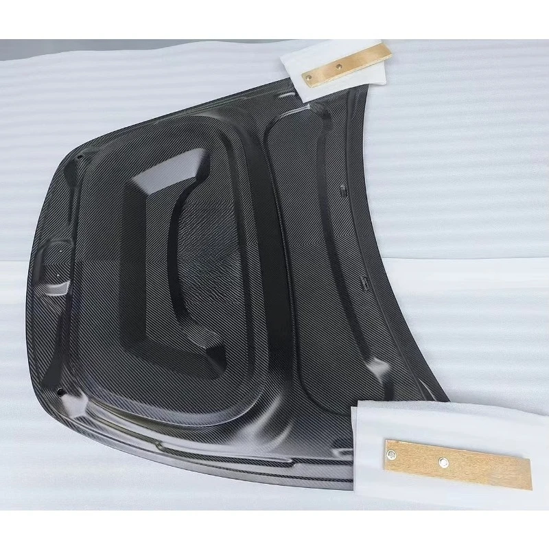 Dry Carbon Fiber Material Car Front Engine Hood FRP Prime Body Kits Bumper Protect Guard for  Y