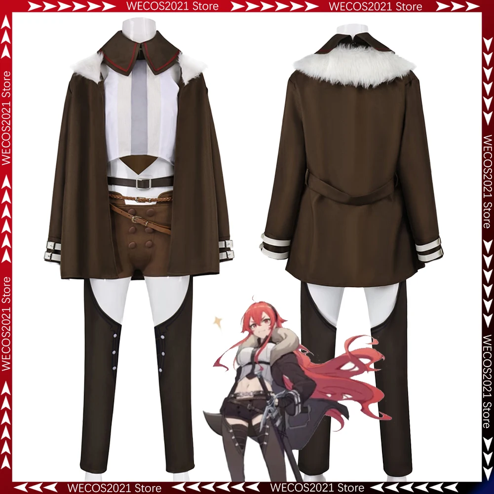 

Disguise Anime Mushoku Role Tensei Eris Greyrat Cosplay Clothing Women Costume Halloween Female Role Play Dress Up Party Outfits