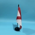 Black plastic pole