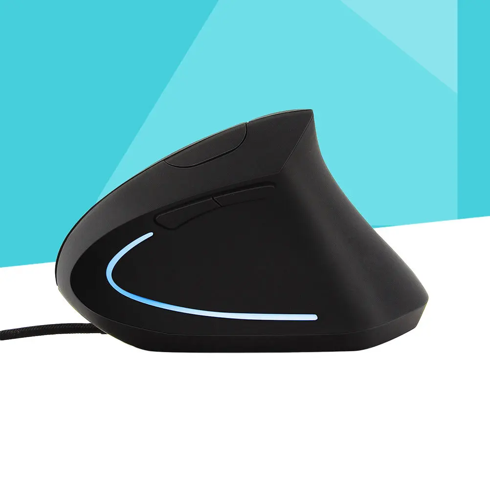 

Wired Mouse 800/1200/2000/3200 Dpi Adjustable Vertical Ergonomic Optical Usb For Computer Laptop Desktop Notebook Office