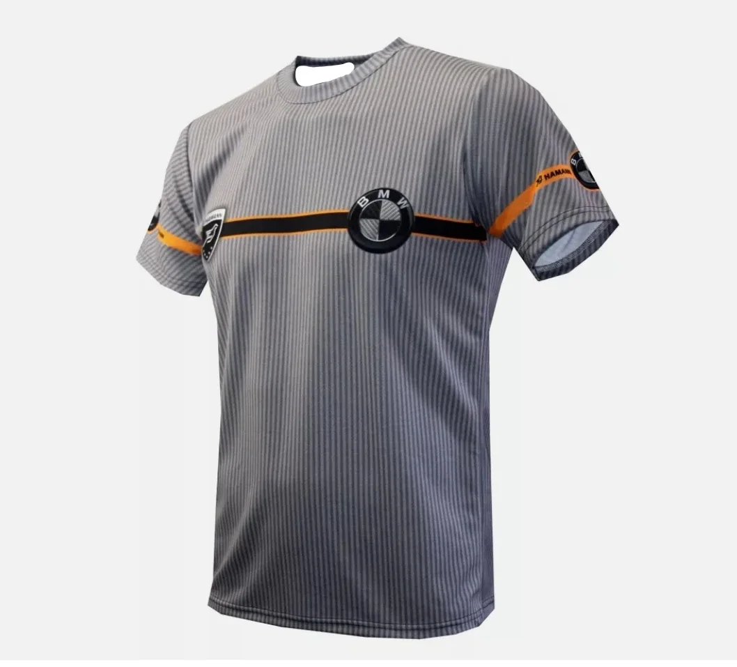

Men's Round Neck Training Top BMW Sportswear 3D Printed Breathable Quick Drying T-shirt for Both Men and Women BMW Casual T-shir