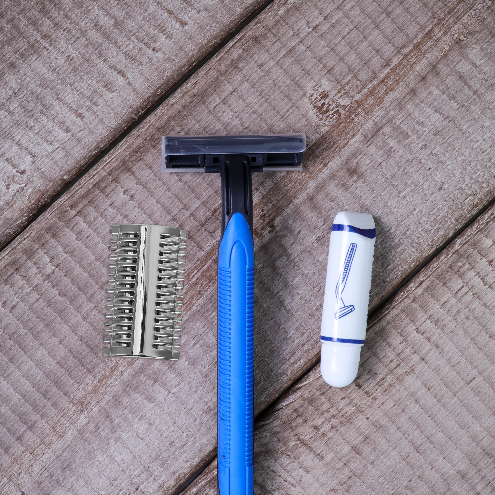 أداة حلاقة متينة برأس ماكينة حلاقة معدنية بحافة مزدوجة من سبائك الزنك لاستبدال ماكينة الحلاقة الآمنة للرجال #1