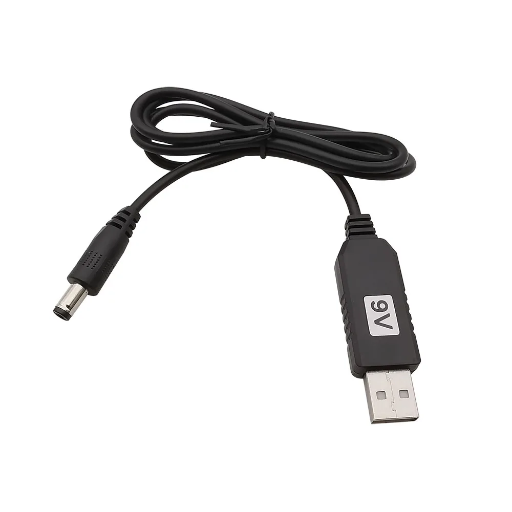 1Pcs USB Power Boost Line DC 5V to DC 12V Step UP Module USB Converter Adapter USB Male to 5.5x2.1mm DC Male Plugs Connector