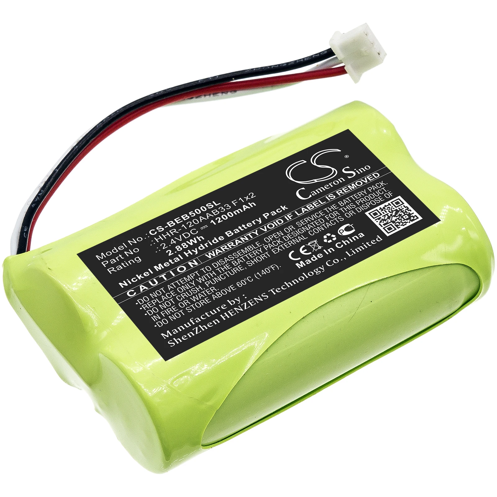 

Ni-MH Remote Control Battery for Bang & Olufsen, 2.4V, 1200mAh, Compatible Models: Beo5, Beo6