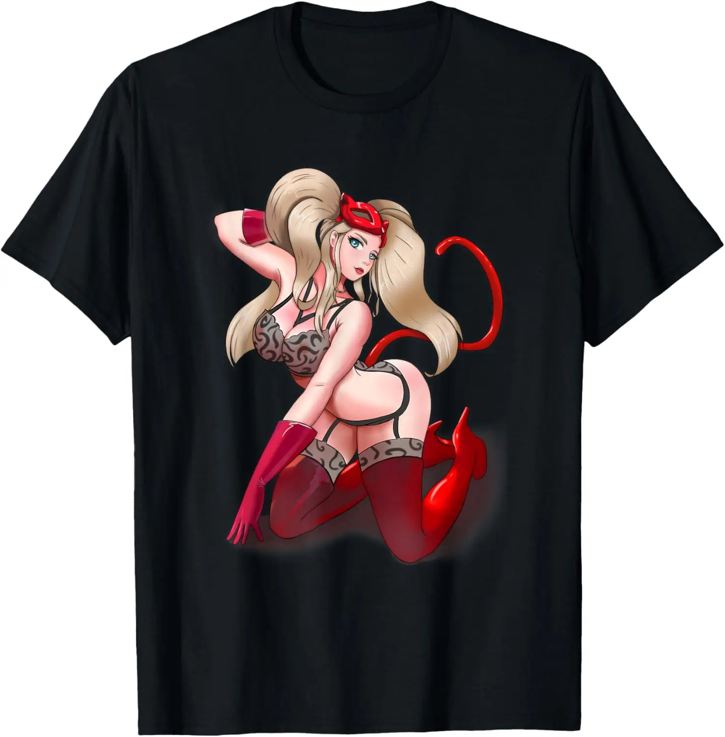 Camiseta Sexy con Estampado de Gato Kawaii, Anime Hen Tai Manga, Camiseta para Adultos, Ropa para Hombre, Novedad en Tops y Camisetas