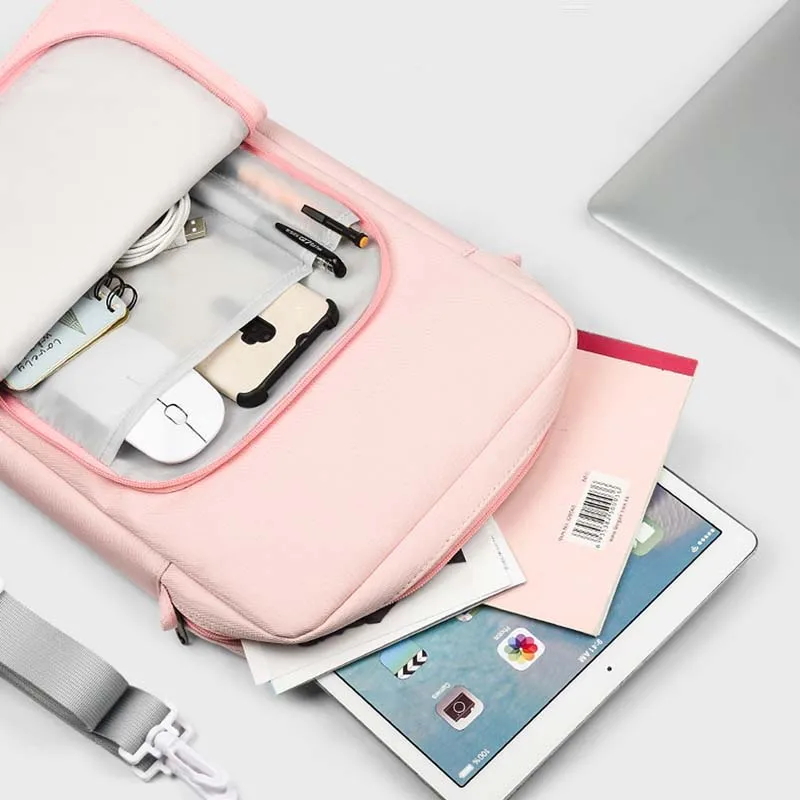

for Huawei MatePad Pro Air X 11.5-12.2inch Shoulder Strap Bag Handle Zip Pouch Sleeve Pocket for Keyboard Mouse Carry Case