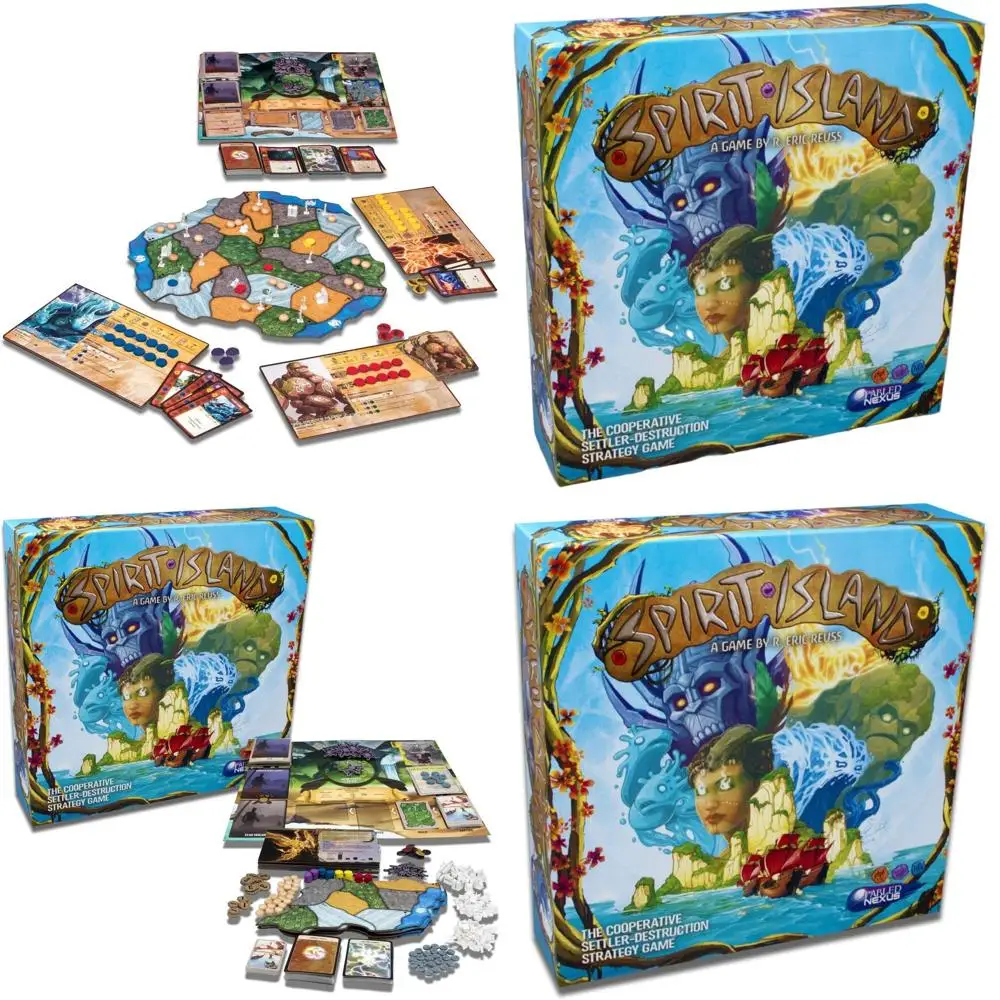 

Spirit Island: Defend the Island - Cooperative Strategy Game for 1-4 Players, 90+ Mins, Ages 14+