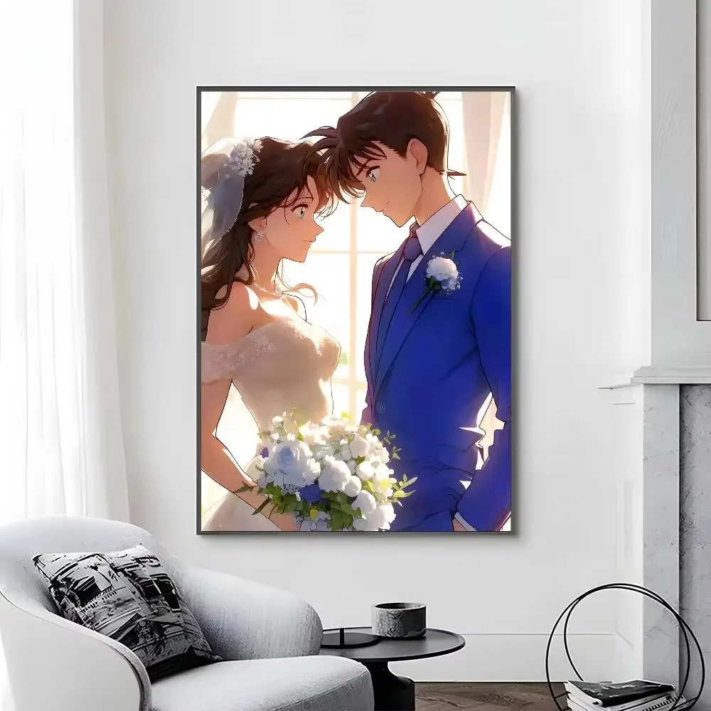 5D DIY Diamond Painting Kit Kaitou Kid Detective Conan Anime Art Full Drill Mosaic Wall Decor Craft Kit Home Gift Frameless