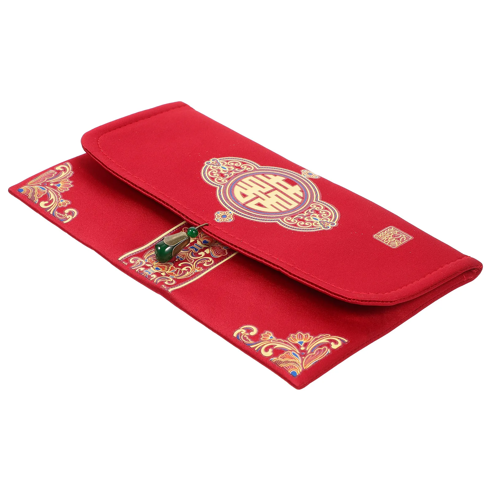 

1pc Chinese Red Envelope Wedding Lucky Money Brocade Envelope Bridal Shower Gift Multipurpose Money Bag Gift Card Jewelry Holder