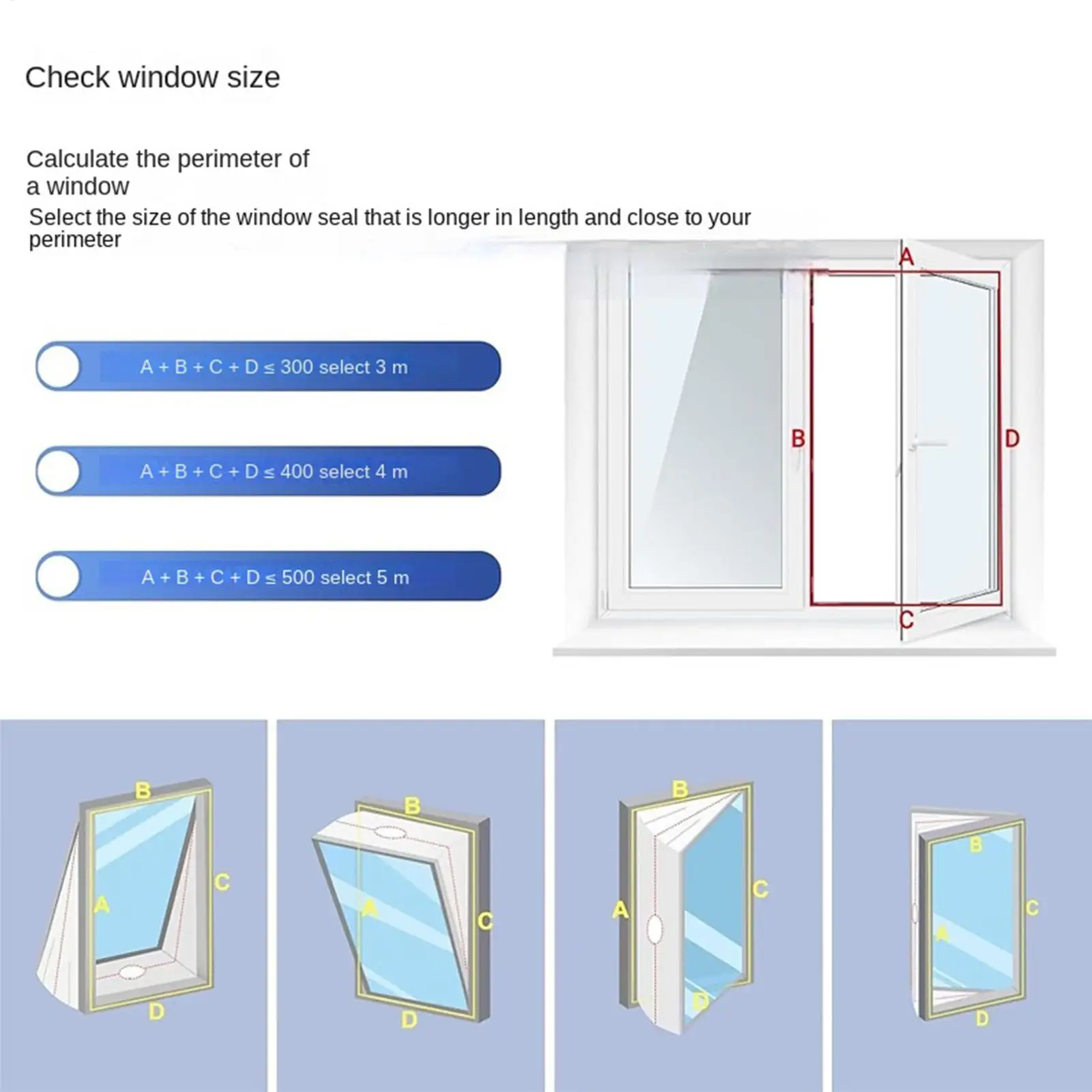 3/4M Air Lock Window Seal, Portable Air Conditioner Cover Flexible Cloth Sealing Plate Window Seal With Zip and Adhesive Fast