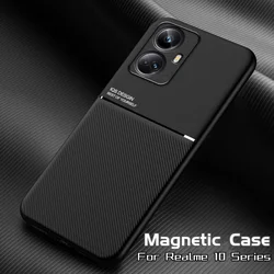 Magnet Case For OPPO Realme 10 Pro Plus 11 C55 C53 Find X6 X3 Pro X5 Lite NEO Shockproof Leather Silicone Back Cover Cases Funda