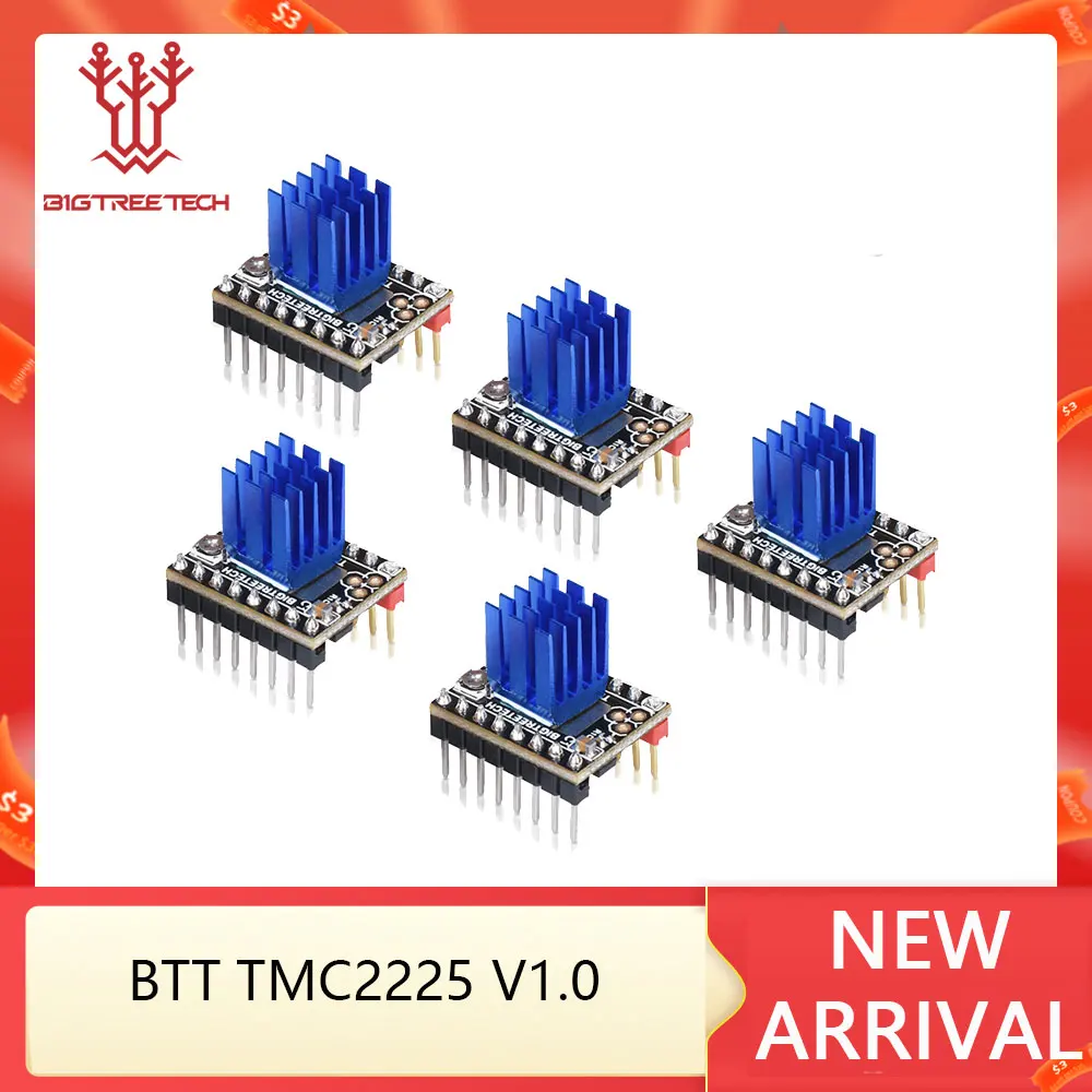 

BIGTREETECH TMC2225 V1.0 Stepper Motor Driver UART 2A 3D Printer Parts VS TMC2208 TMC2209 TMC2130 TMC5160 For SKR V1.3 mini E3