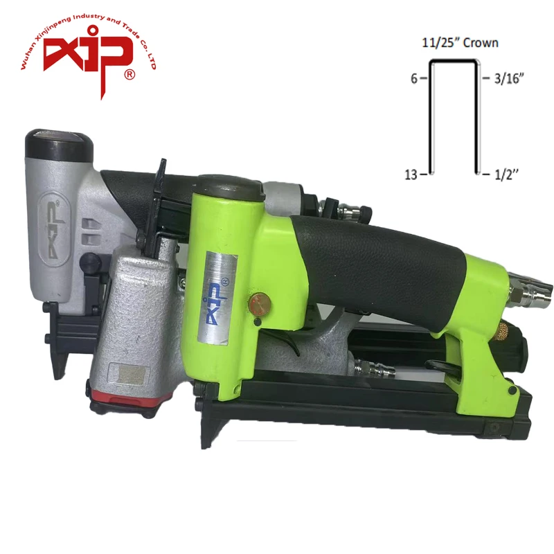 

Pneumatic Stapler 1013J Durable Nail Gun Air U-Shaped Anti-Jamming Nailer High Performance Pneumatic Power Tools for Furniture