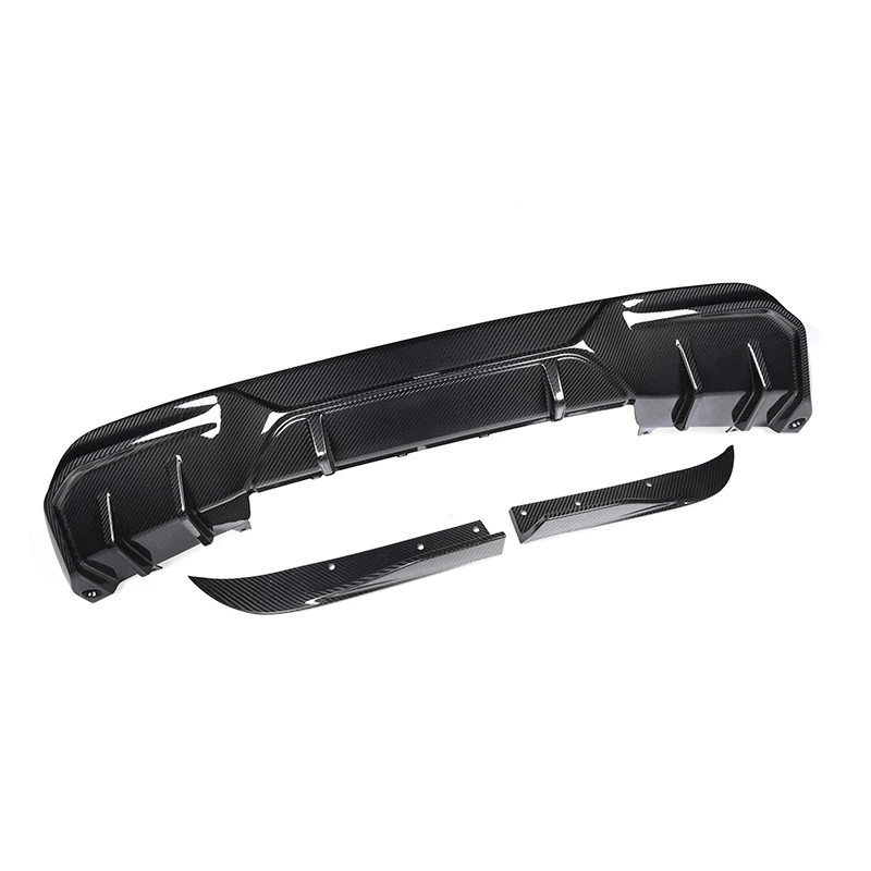 Dry Carbon Fiber Car Rear Bumper Lip Diffuser Spoiler Side Splitters Apron Flaps For BMW 4 Series I4 4-Door M50 eDrive40 2021-IN