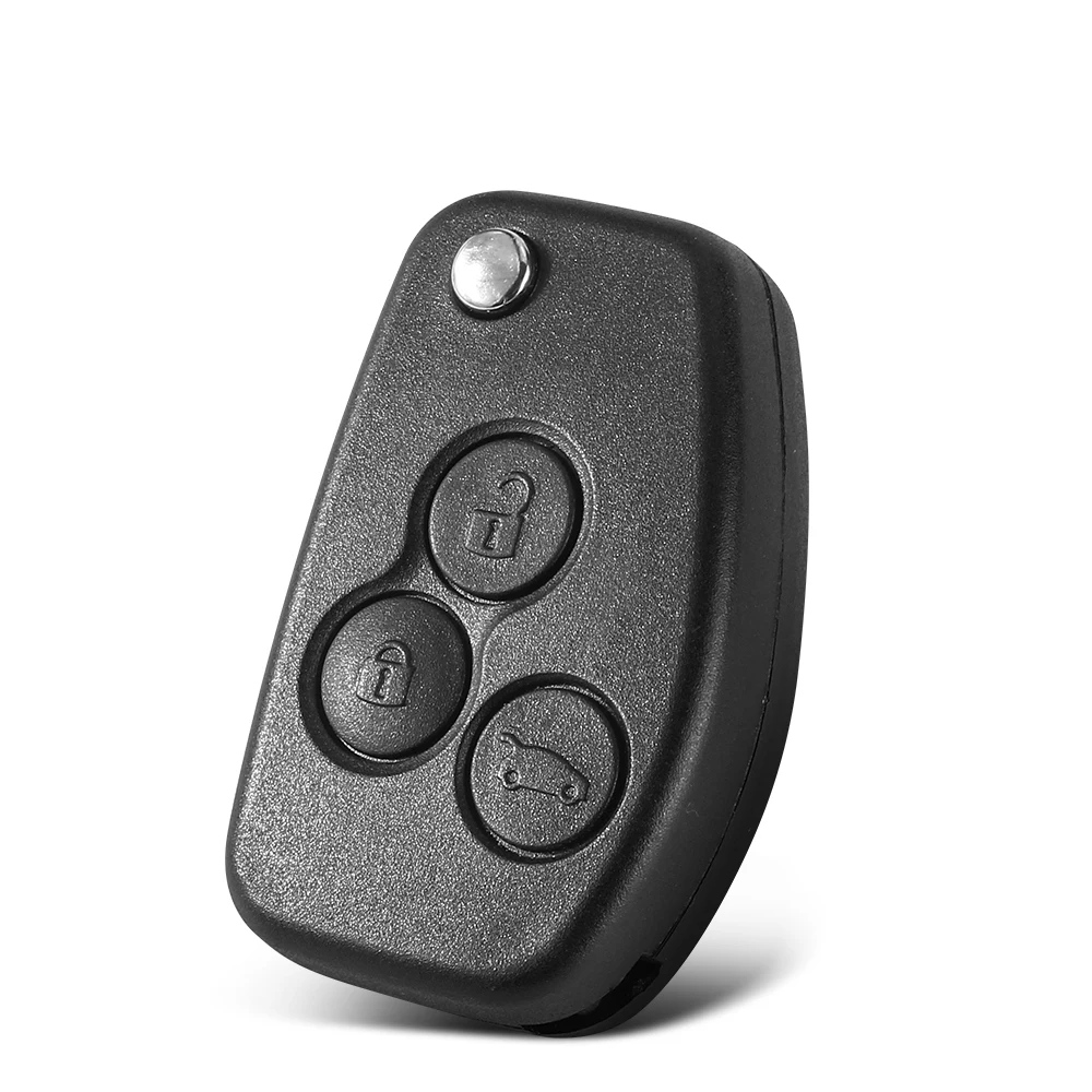 KEYYOU 3 Buttons Modified Remote Car Key Shell For Renault Trafic Vivaro Primastar Movano Dacia Flip Control Fob Key Case