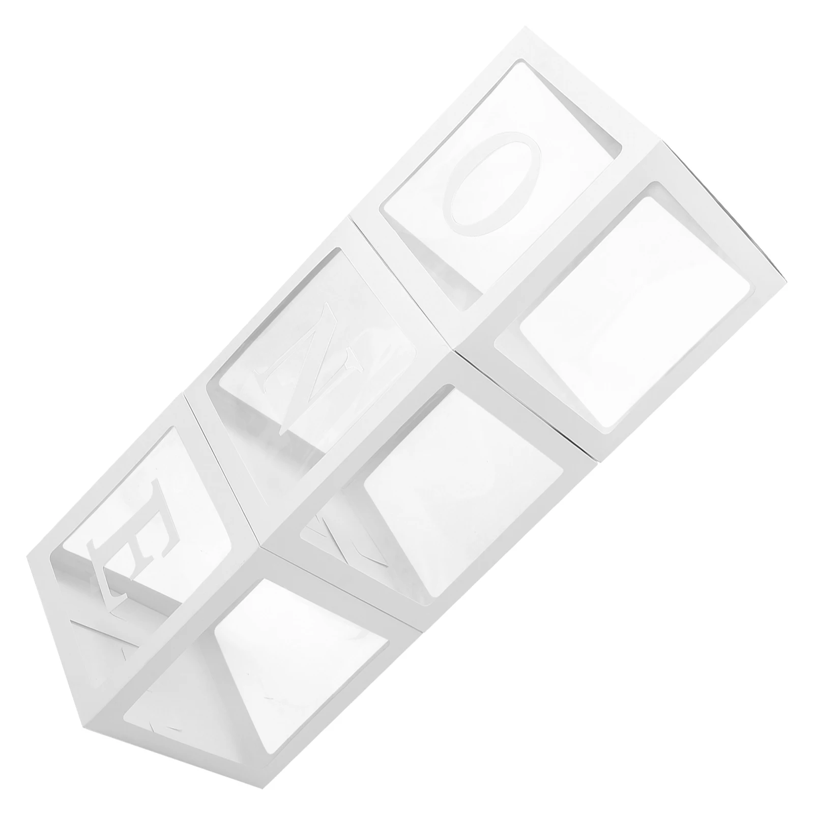 

1st Birthday Party Decoration Balloon Box Set PVC Creative Boxes for Baby Shower Gender Reveal Kids Parties Balloons