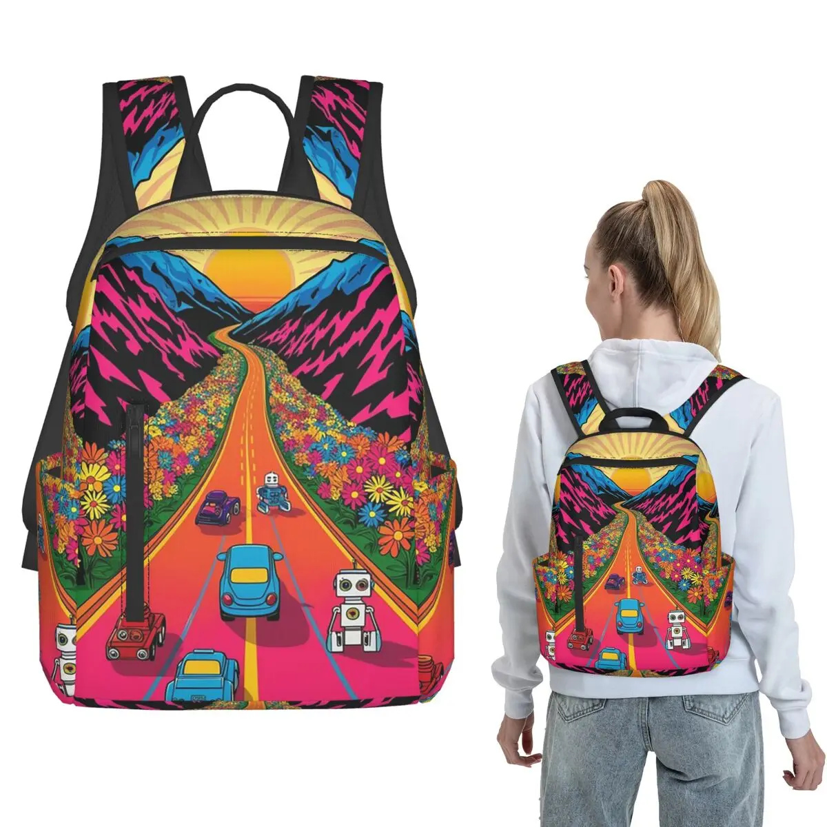 

Best Band Old Backpack Daypack Kids BookBag School Bag Shoulder Bags for Men Women