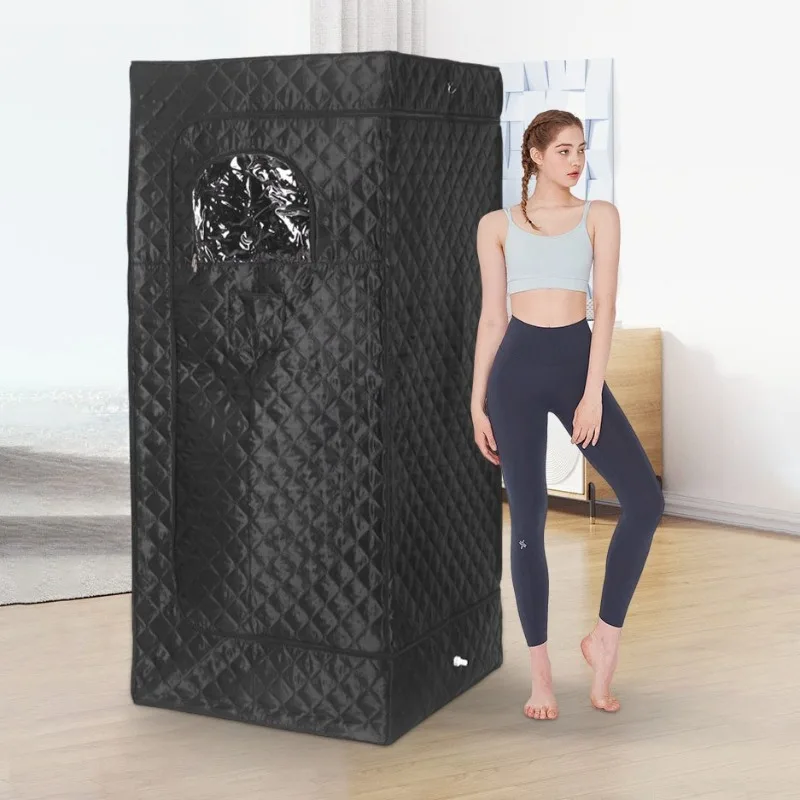 Sauna dobrável interna, portátil, espessada, aquecimento rápido, sauna a vapor, isolamento térmico, equipamento de banheiro
