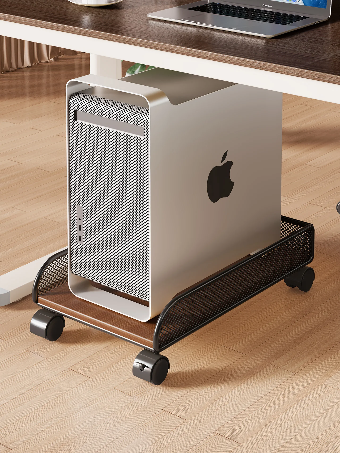 metal-computer-desktop-host-case-base-stand-tray-organizer-for-home-office-desk-rolling-computer-main-body-support-rack