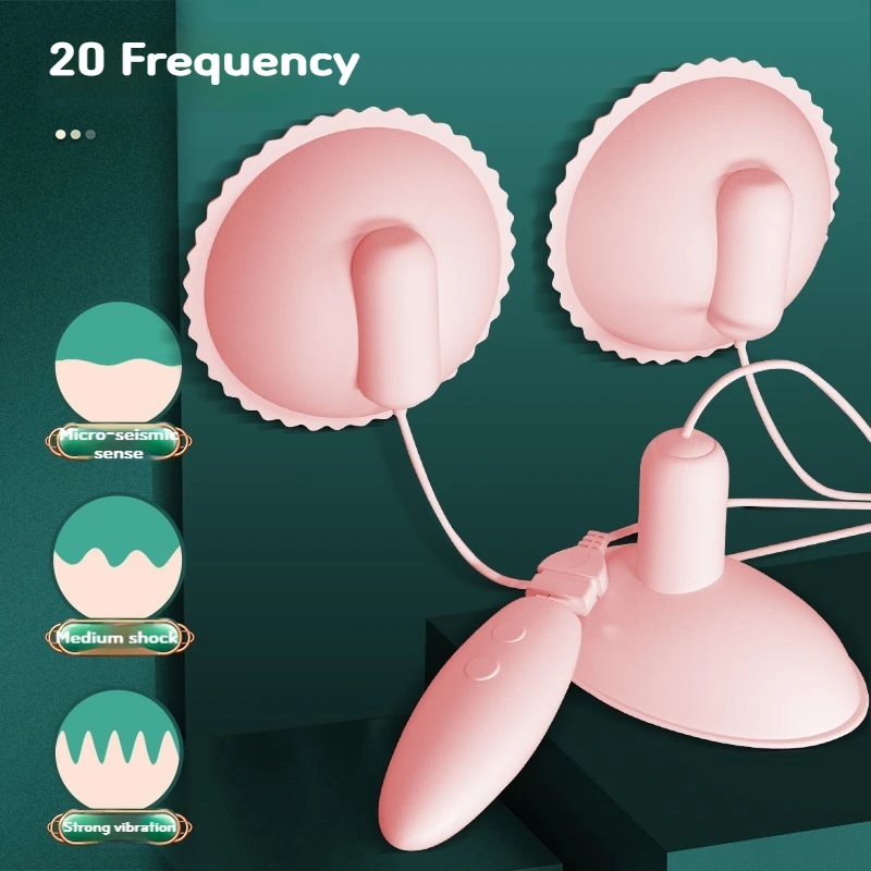 هزاز خاص بالسيدات الحلمات البظر الجنس لعب الكهربائية مدلك الثدي شفط الكؤوس البظر محفز للبالغين الحلمة محفز