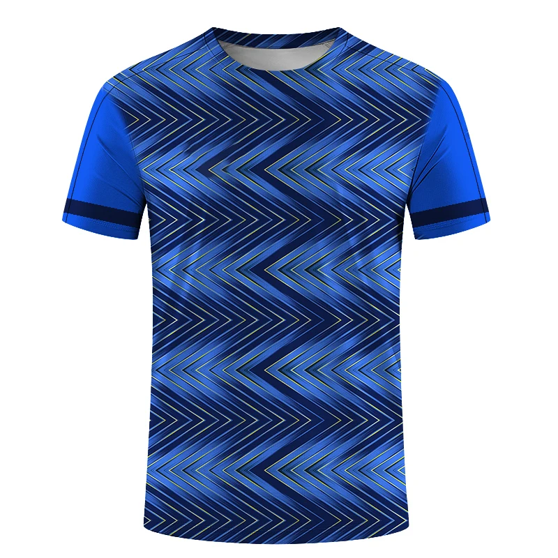Badminton Table Tennis Training Clothes Men Women Sports Leisure Comfortable Quick Drying DIY LOGO Round Neck Short Sleeve Tees