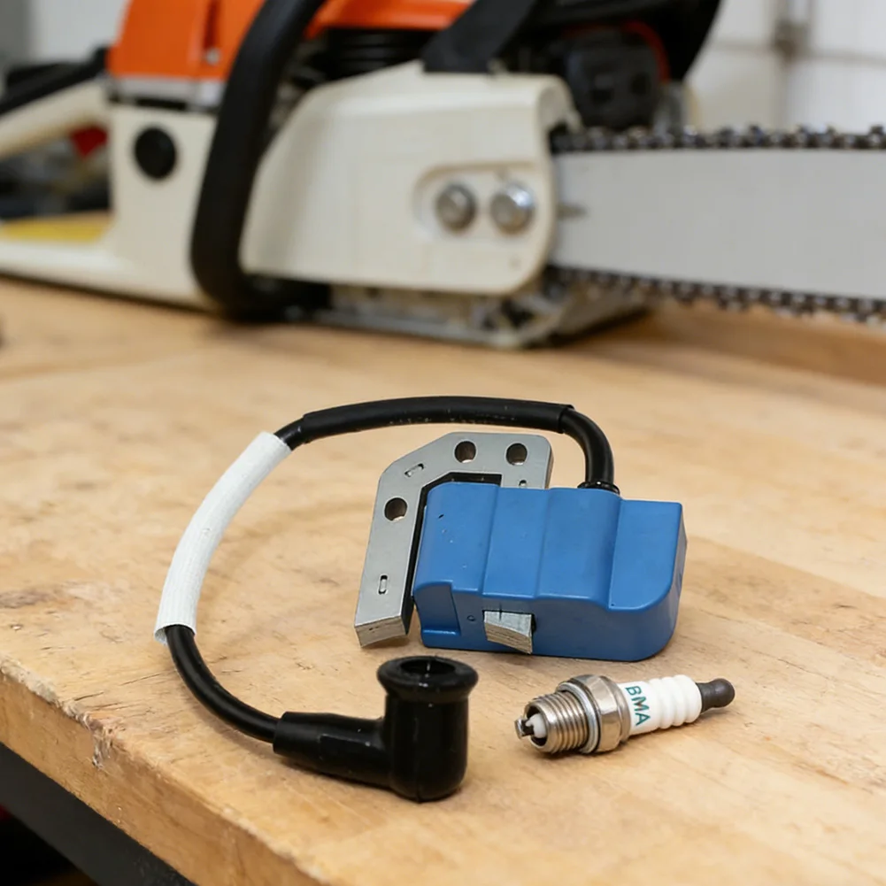 

Комплект для замены катушки зажигания для бензопилы, прецизионная инженерная разработка, включает в себя Spark A (только модель A), не совместим с B.