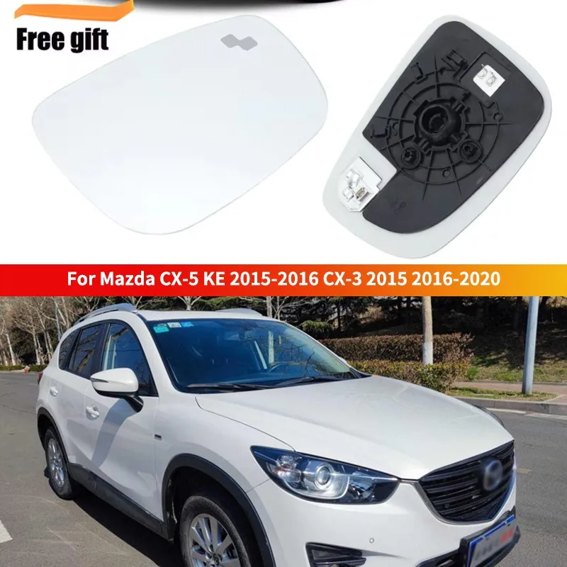 

Side Mirror Glass Lens For Mazda CX-5 KE 2015-2016 CX-3 2015 2016-2020 Heated Blind Spot Door Mirror Glass Lens Car Accessories