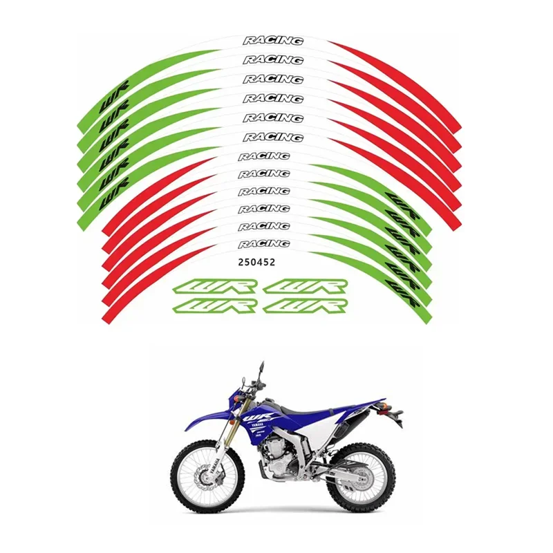 For YAMAHA WR250R WR250F WR450F Motorcycle Parts Contour Wheel Decoration Decal Sticker -16