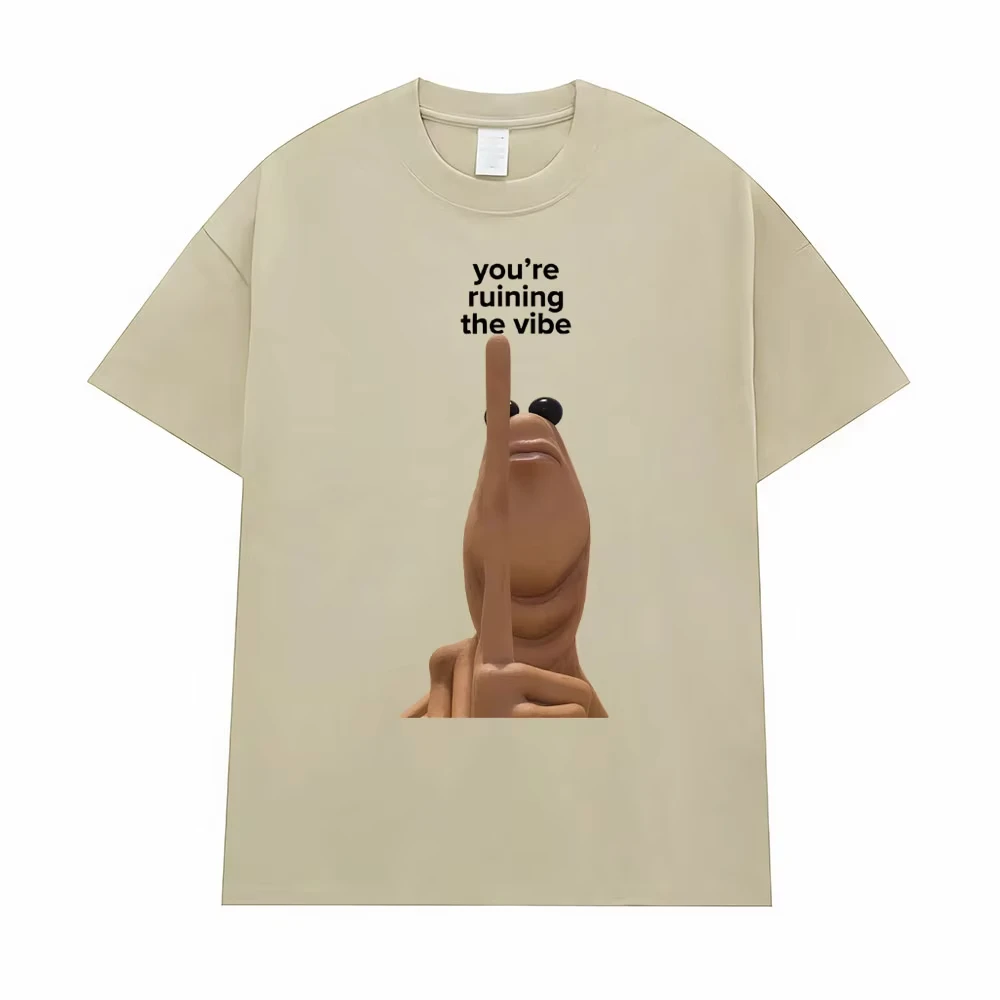 ماركوس الدودة مضحك ميمي تي شيرت أنت تدمير فيبي الرجال النساء خمر عالية الجودة الكلاسيكية الفكاهة تي شيرت الراحة بلايز #5