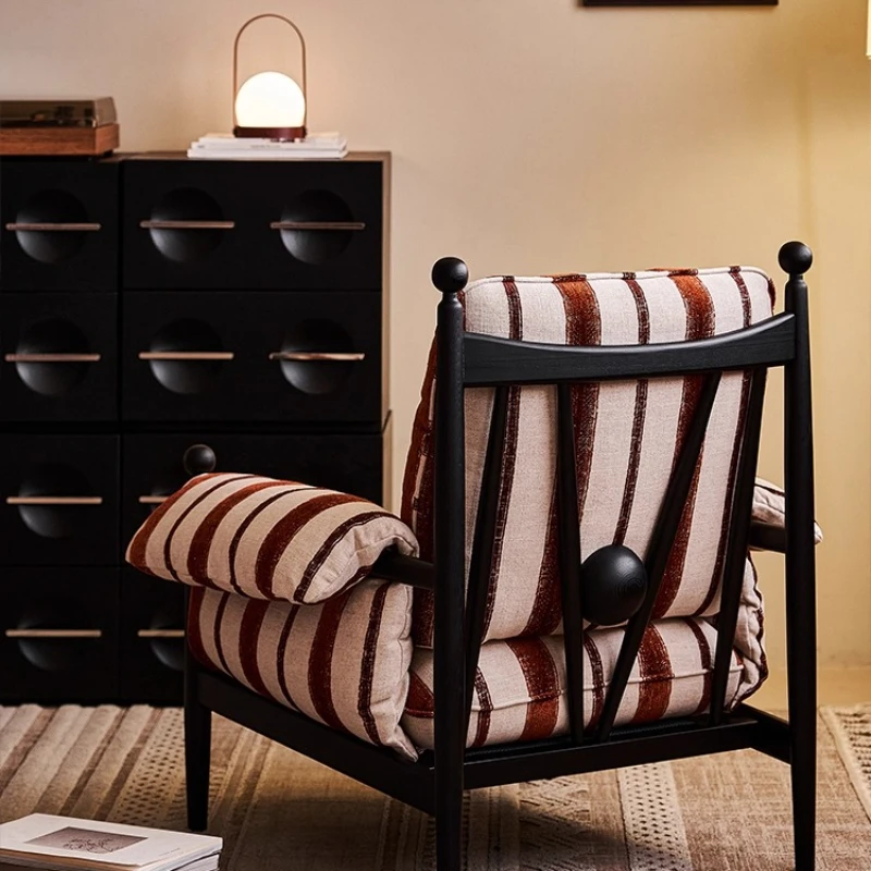 

A medieval creative solid wood high backrest single