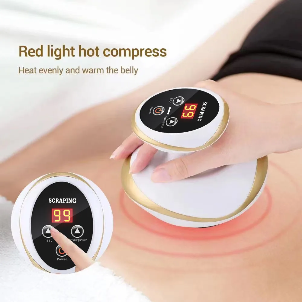 

Electric Gua Sha Device for Home Use Cupping Massage Device Meridian Brush for Unblocking Heat Massage Instrument Wholesale