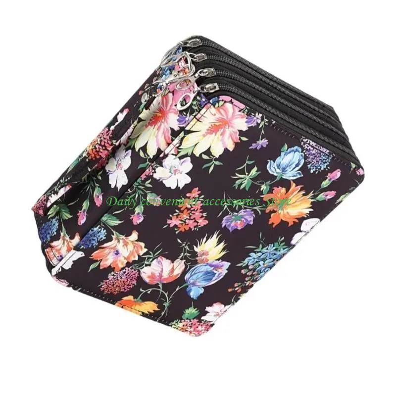 97QB أكياس تخزين قلم قلم رصاص عالية السعة 168 قلم قلم قلم قلم ملون متعدد الوظائف. #4