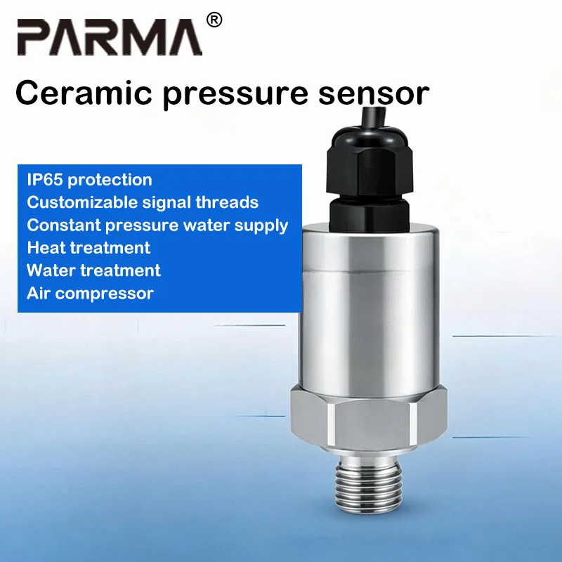 Battery energy pressure transmitter 4-20mA / 0-10V air compressor pressure sensor water pressure