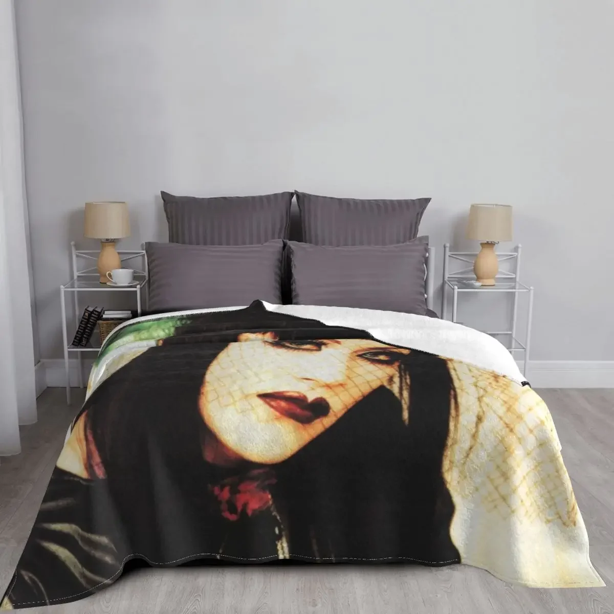 MALICE MIZER - Mana (Mana-Sama) - Japanese Visual Kei Band Throw Blanket Summer Beddings Designers Blankets