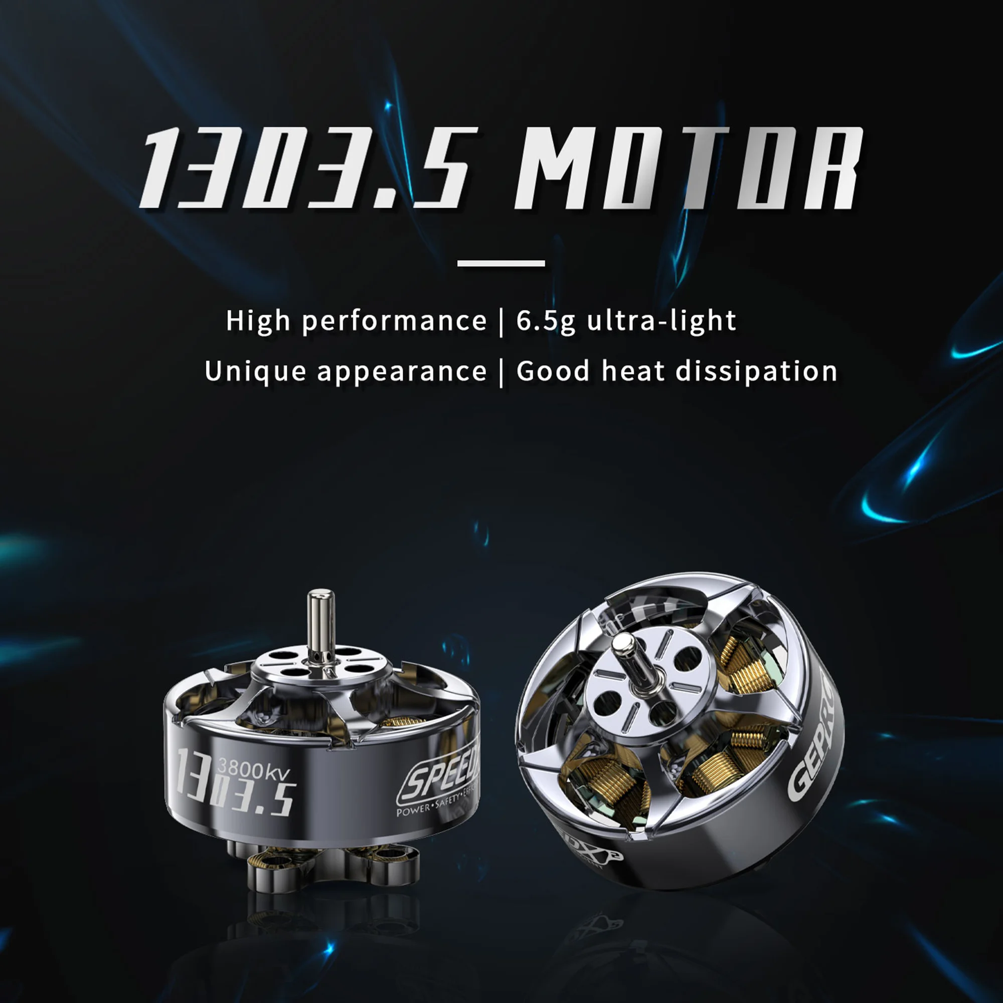 

GEPRC SPEEDX2 1303.5 5500KV Motor Suitable for 2 Inch FPV Cinelog20 for RC FPV Quadcopter Freestyle Drone