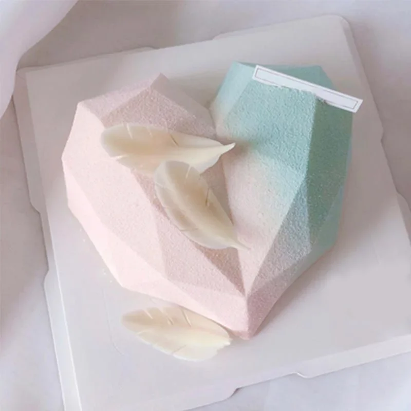 1 Pc 6 Cavity Heart Shaped Silicone Mould Cake Mousse Pastry Bakeware Tools Form For Soap image 4
