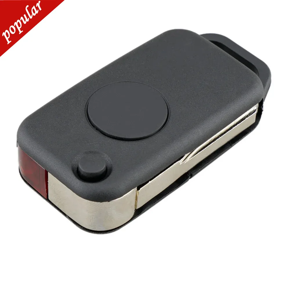 2023 Nieuwe Vervanging Flip 1 Knop Auto Afstandsbediening Sleutel Shell Case Fob Voor Benz-Mercedes 1984-2004 Hoge kwaliteit Autosleutel Shell