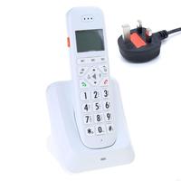 K32C D1011 Cordless Phone with LCD Easy to Read Display CallerID/Call Waiting for Business and Home