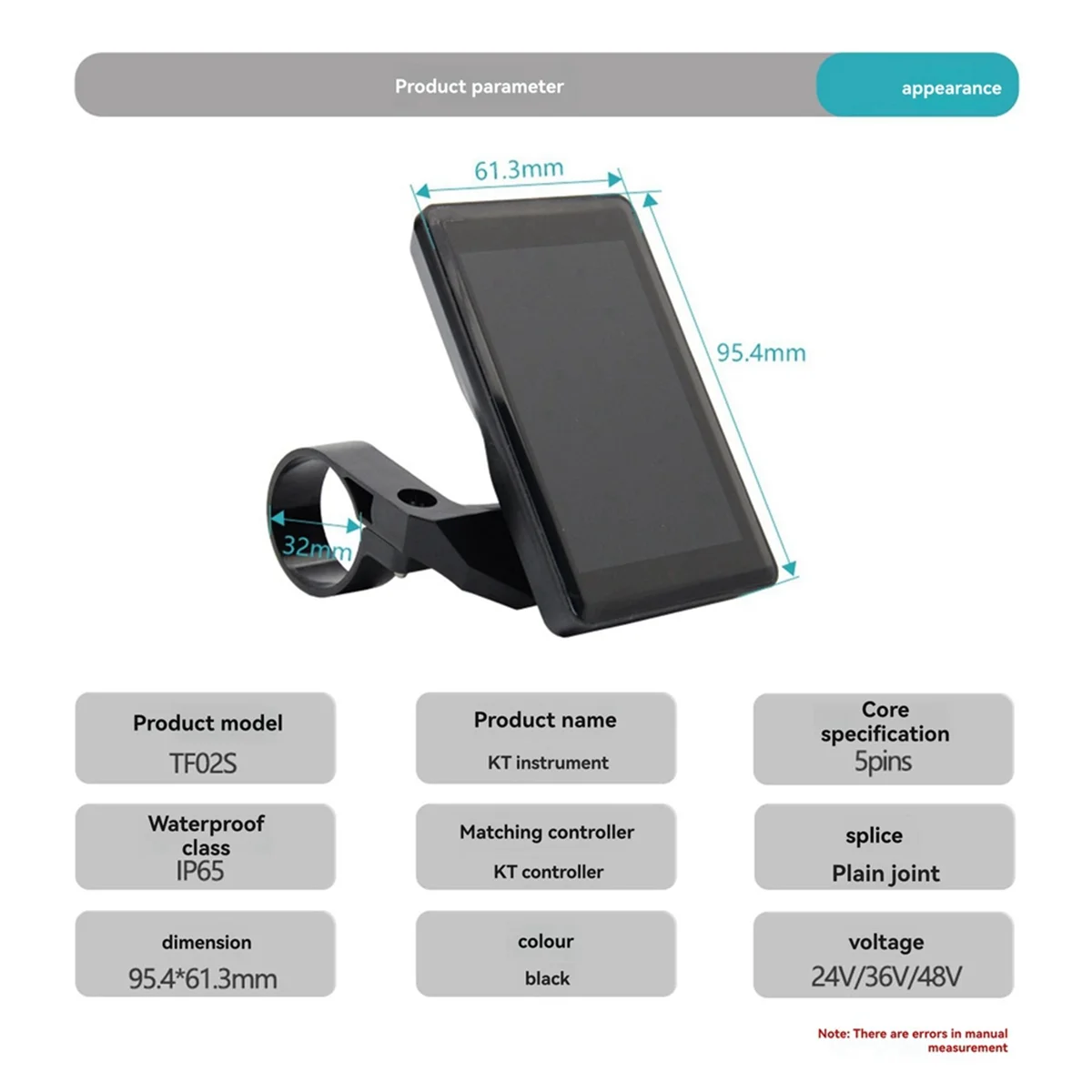 

AB01 Дисплей Ebike SM Plug KT TF02S 24V36V48V Электрический велосипед Интеллектуальная панель управления Дисплей для преобразования электрического велосипеда