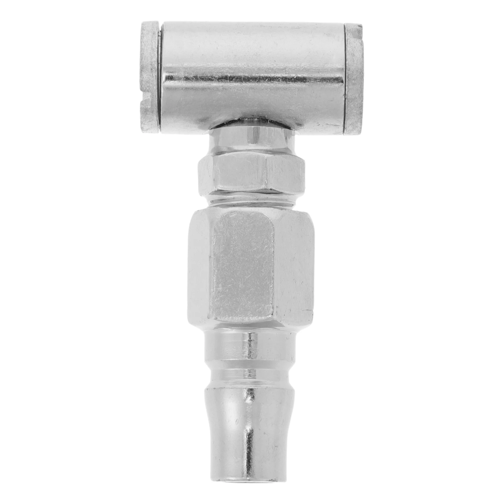 

Dual Head Tire Inflator Chuck Air Compressor Accessories Swivel Hose Connector Hand Crank Metal Car Truck Maintenance Tool