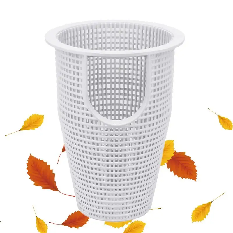 

Pool Skimmer Basket Practical Round Above Ground Pool Strainer Basket With Handle Skimmers Cleans Debris And Leaves Pool Gadgets