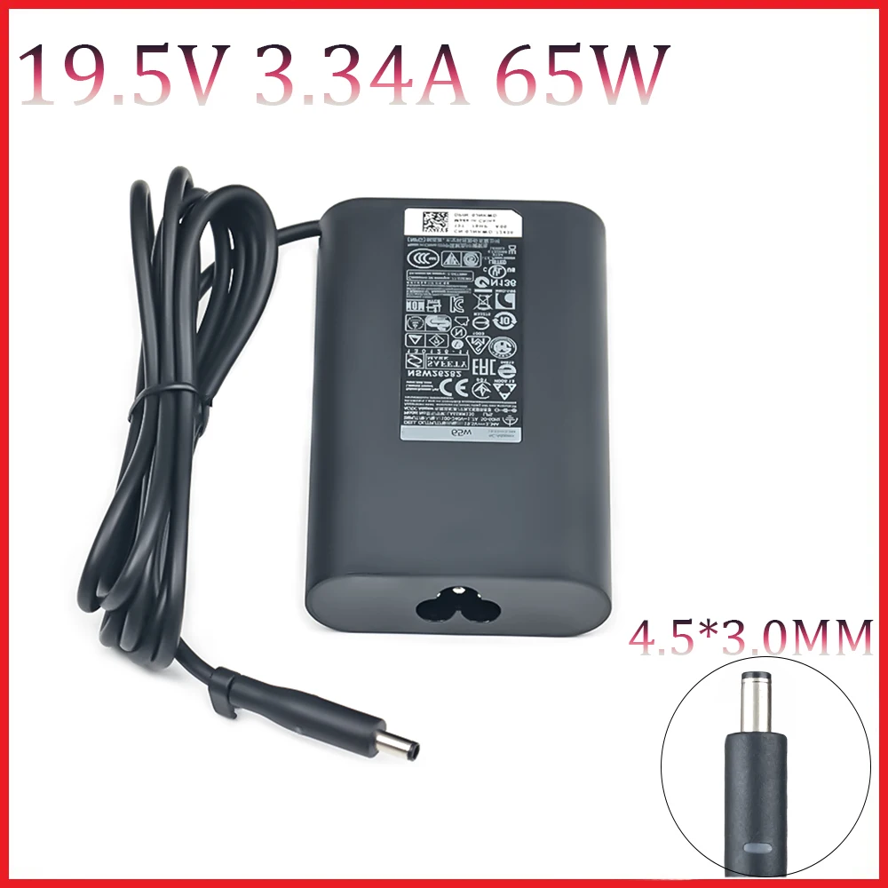 New 19.5V 3.34A 65W AC Charger For Dell Latitude 7480 7490 5490 7280 7390 E5430 E6230 E6330 6430U Laptop Power Adapter