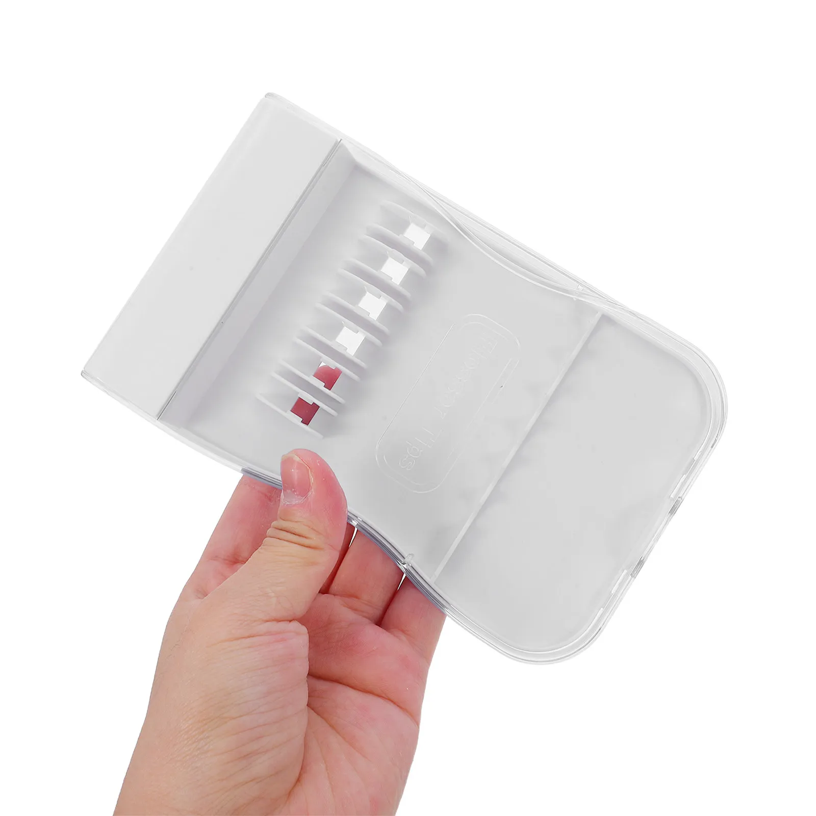 

5 Pieces Dental Nozzle Storage Container Leakproof Compartment for Attachments Compact Case for Bathroom Travel