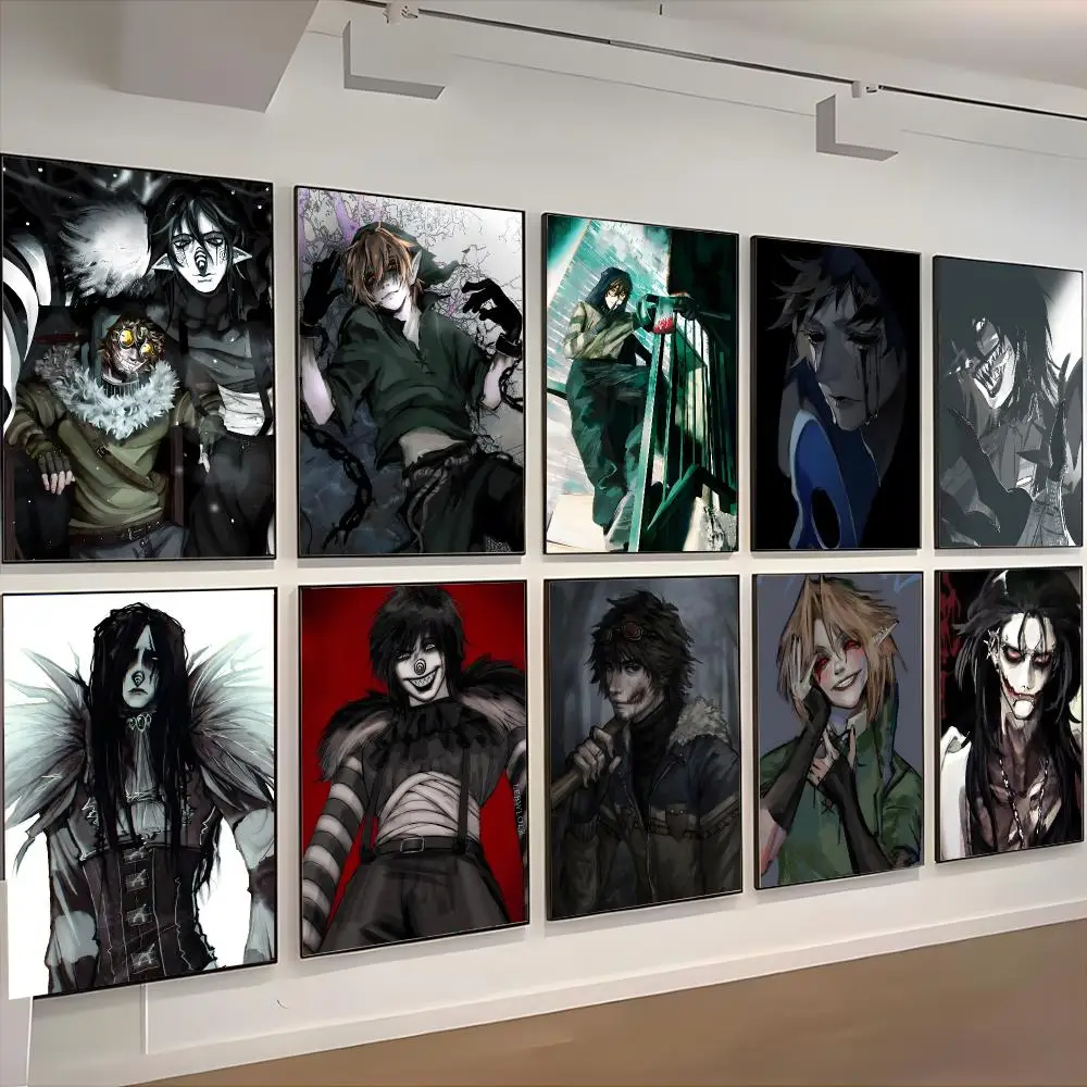 Story Horror Creepypasta Poster Classic Home Interior Artwork & Stylish Room Decoration