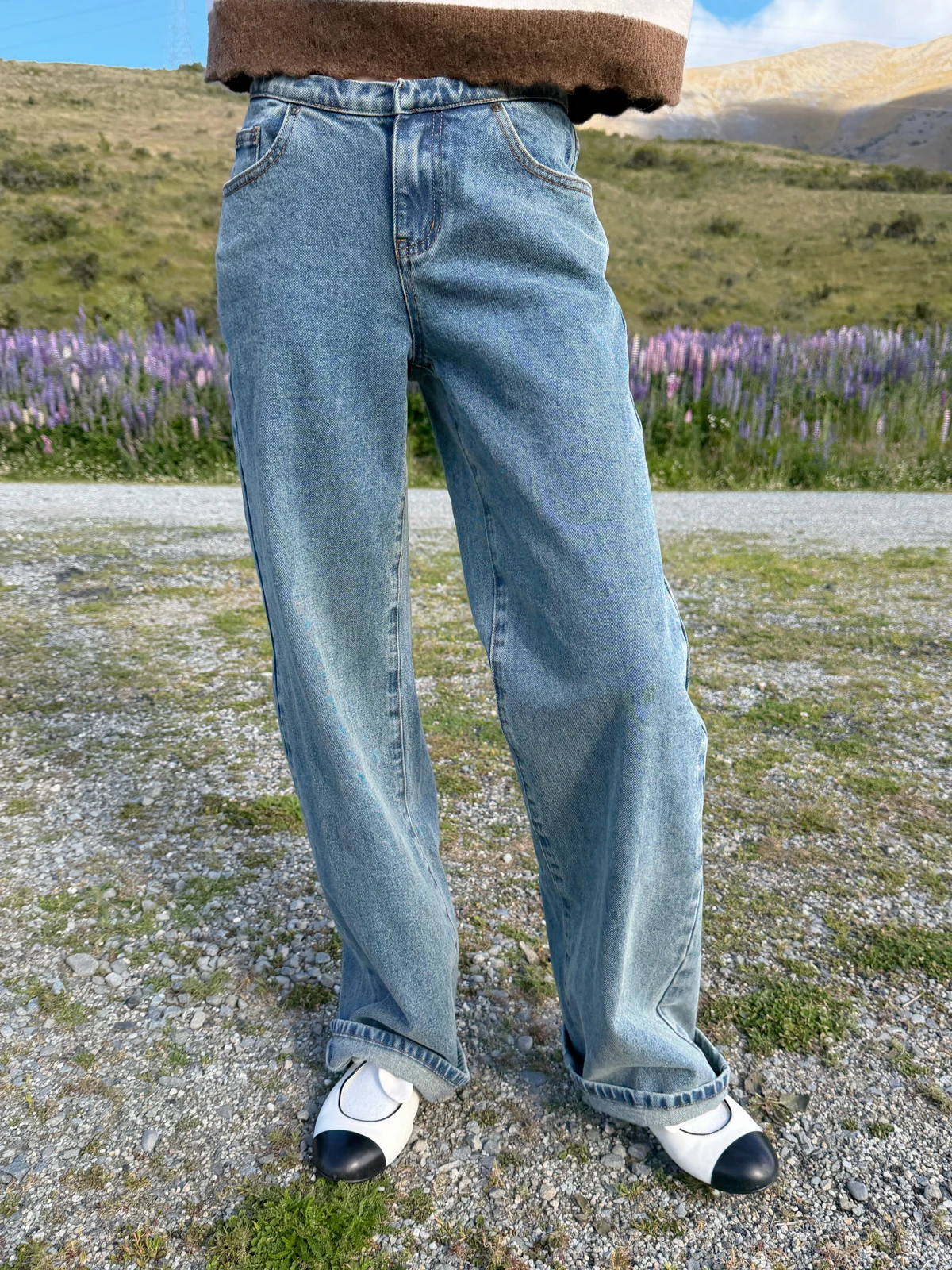 

Джинсы с низкой талией из матового денима, прямого кроя, повседневные, TZCO 26S, ультраредкая серия, женские, модные, весенний сезон, на все времена года