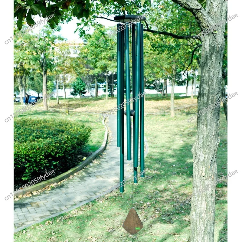 Sacred Resonance D Pentatonic Wind Chimes - Large Aluminum Meditation Bells for Garden & Spiritual Spaces