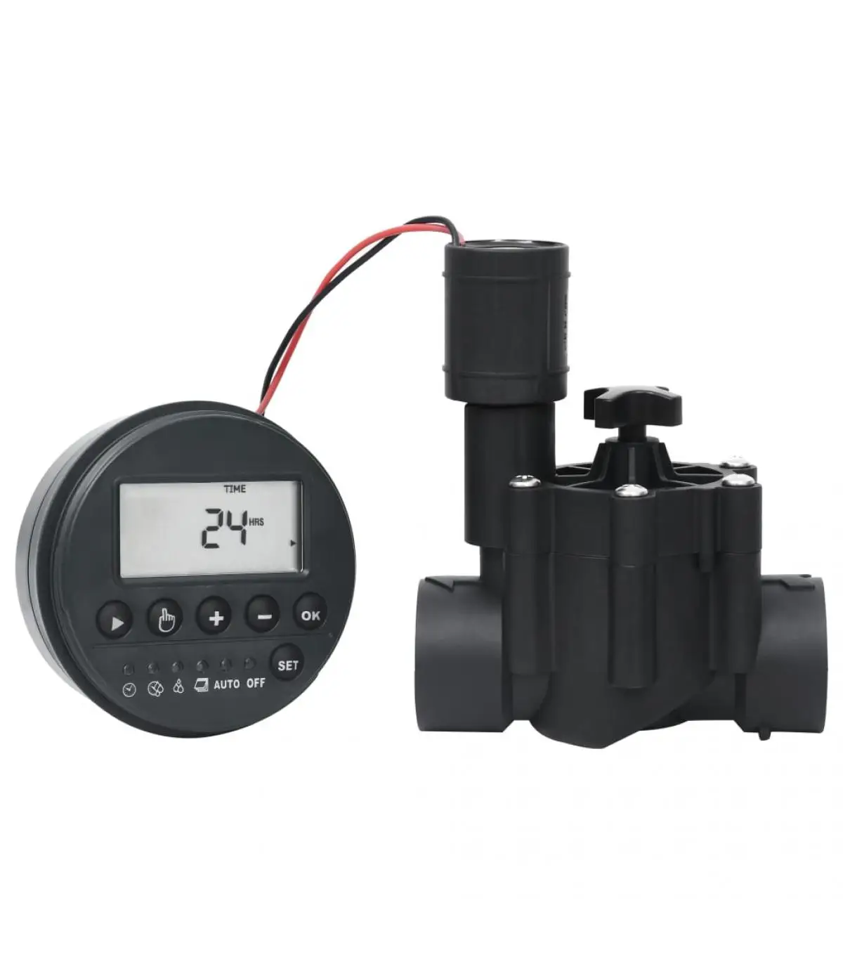 Automatic water timer sprinkling controls with solenoid valve