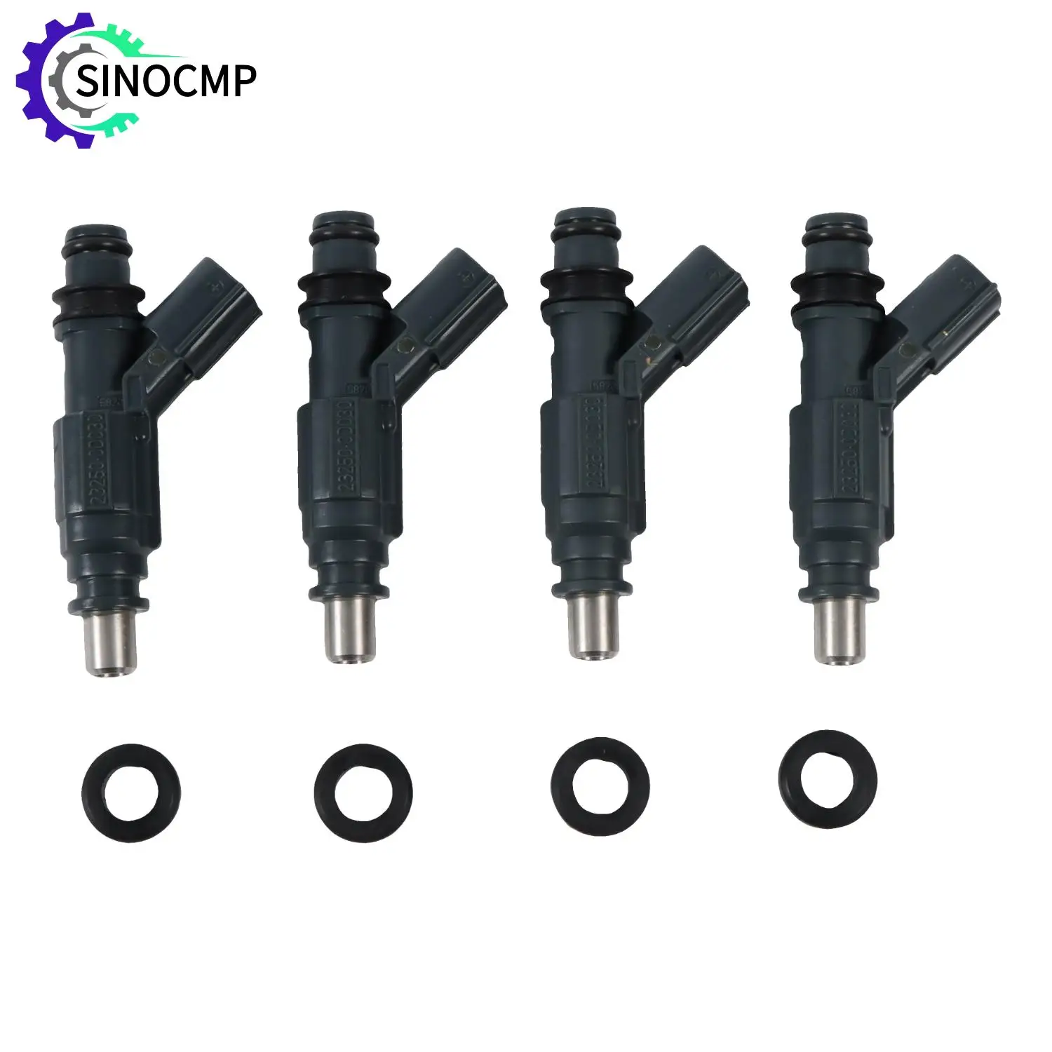 

4x 23250-0D030 23209-0D030 23250-0D020 0280156019 232500D030 232090D030 0280155936 Fuel Injector for Toyota Corolla ZZE12 ZZE150